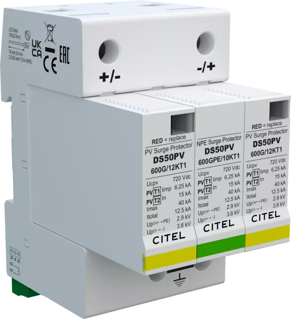 Parafoudre Citel DS50PV-600G/12KT1